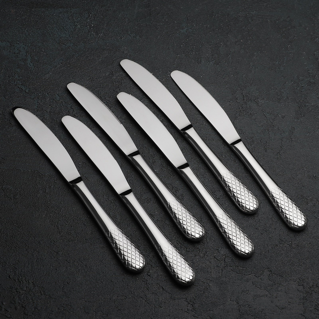 Wilmax Dinner Knife Set of 6, 8.5 in, Gift Boxed