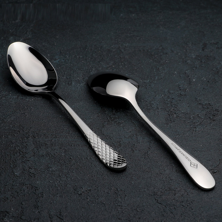 Wilmax Julia Stainless Steel Dinner Spoon Set of 6, 8 in