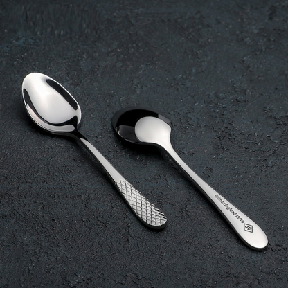 Wilmax Stainless Steel Cup Teaspoons, Set of 6