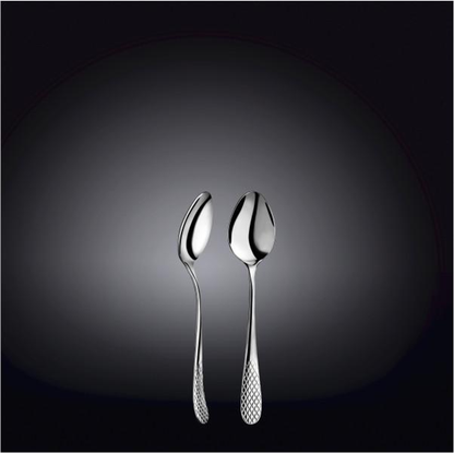 Wilmax Stainless Steel Coffee Spoons, Set of 6, Gift Boxed