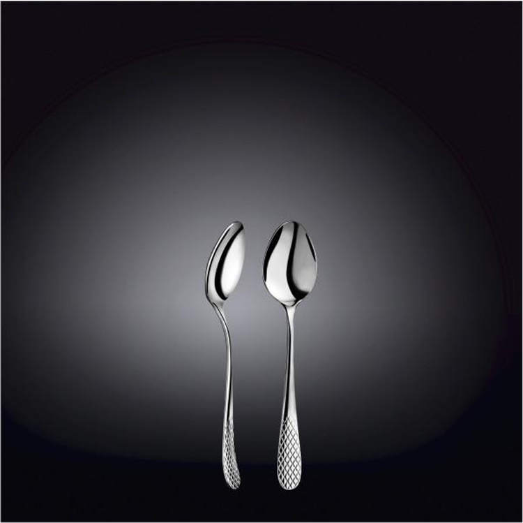 Wilmax Stainless Steel Coffee Spoons, Set of 6, Gift Boxed