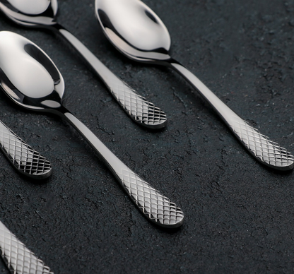 Wilmax Stainless Steel Coffee Spoons, Set of 6, Gift Boxed