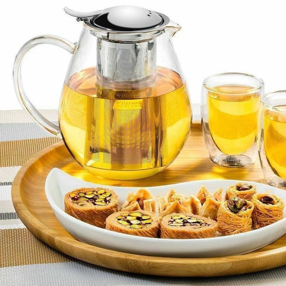 Wilmax Porcelain and Glass Teapot Collection