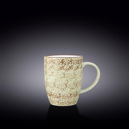Wilmax Splash Colored Porcelain Mug, 16 oz - Green