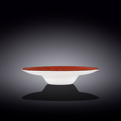 Wilmax Splash Deep Plate Red