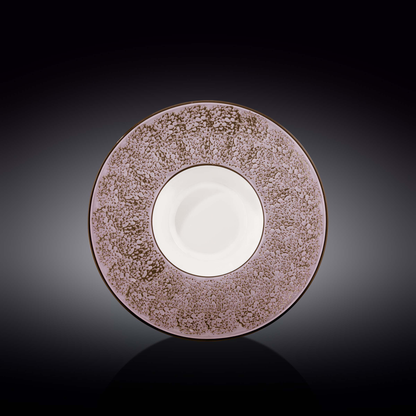 Wilmax Splash Violet Porcelain Deep Plate, 9.5 in