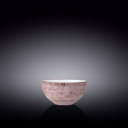 Wilmax Splash Porcelain Bowl, 8 oz, 4 in, Violet, Set of 6