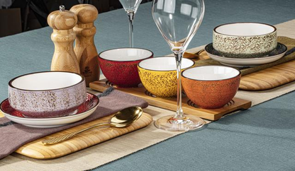Wilmax Splash Porcelain Soup Cup, 13 oz / 400 ml, Violet