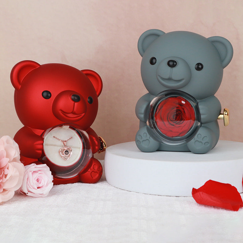 Surprise Rose Bear Jewelry Gift Box product image 1