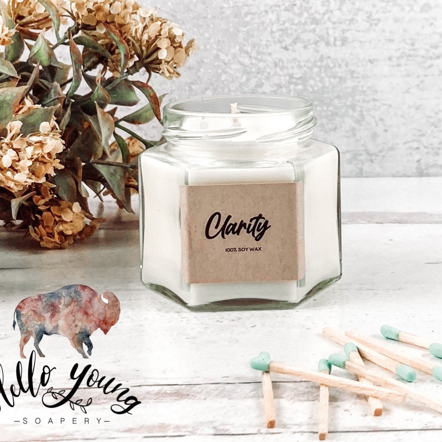 Clarity Candle by Hello Young Soapery