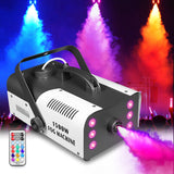 1500W Remote Control RGB Smoke Machine with Music Sync
