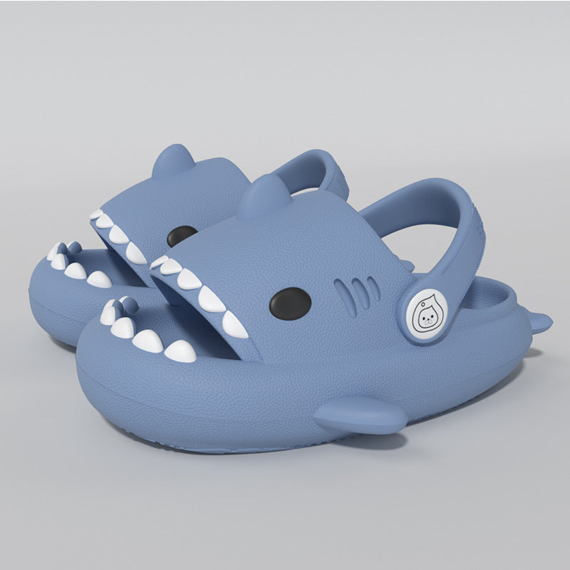 Children Cartoon Shark EVA Slippers