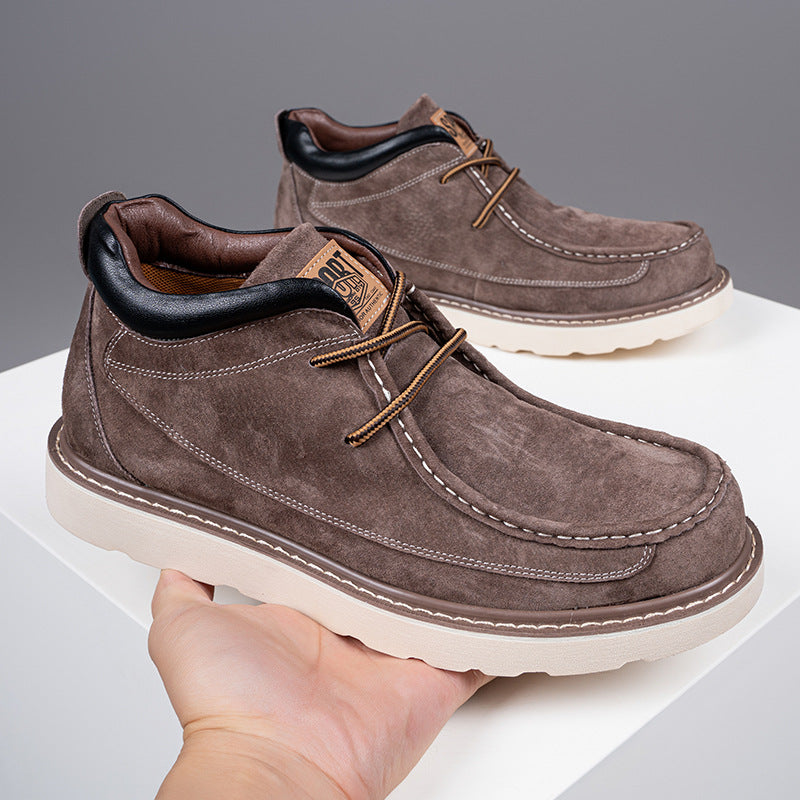 Mens Pigskin Casual Boots