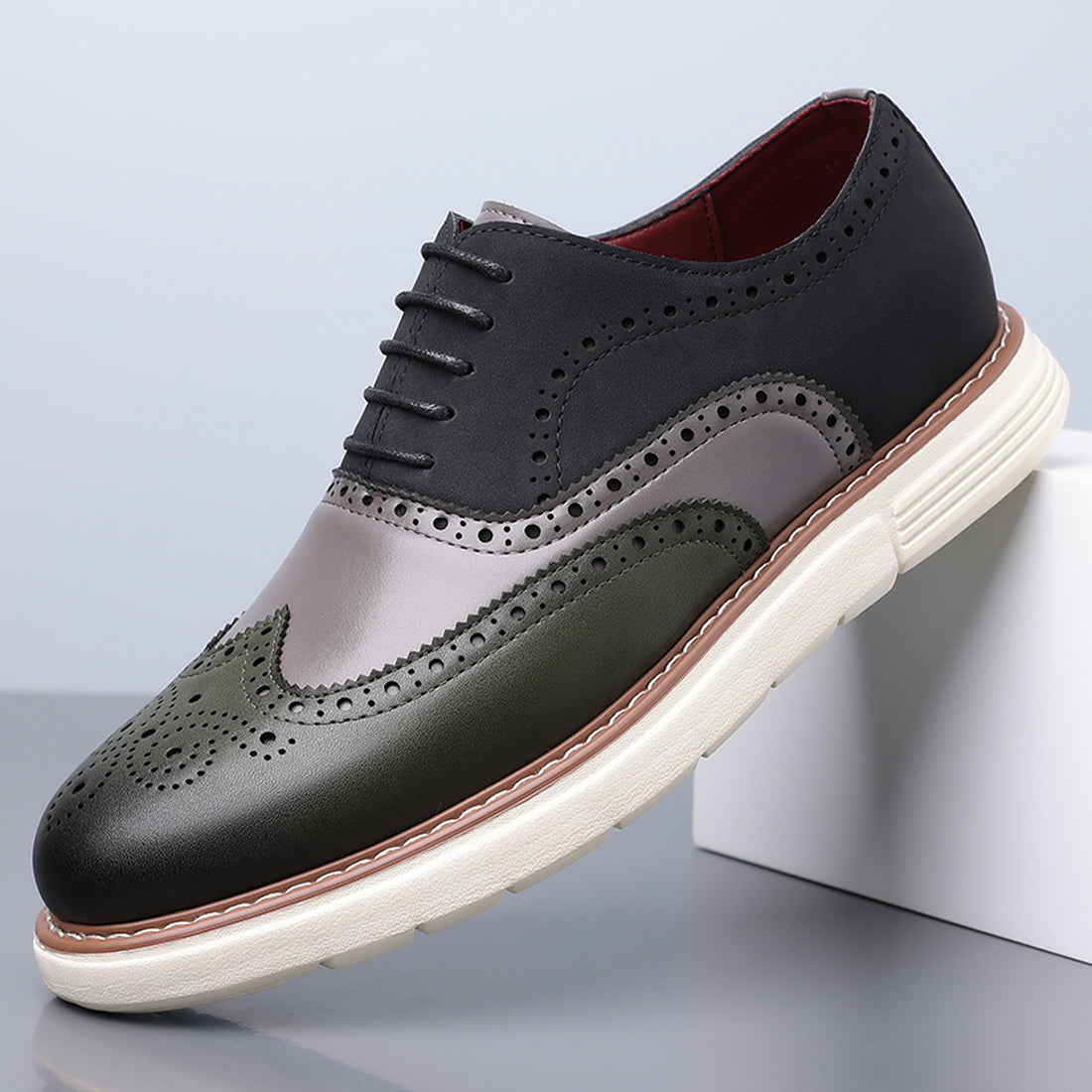 British-style business leather shoes