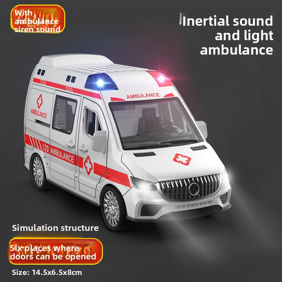 Childrens Ambulance Toy Car with Sound and Light product image 6