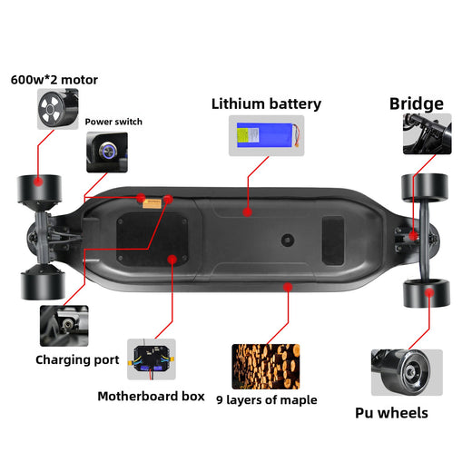 Hub Motor Electric Scooter with Remote Control product image 2