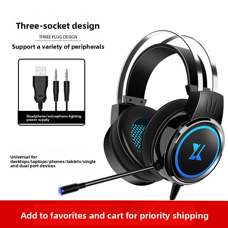 Wired Gaming Headset with Microphone