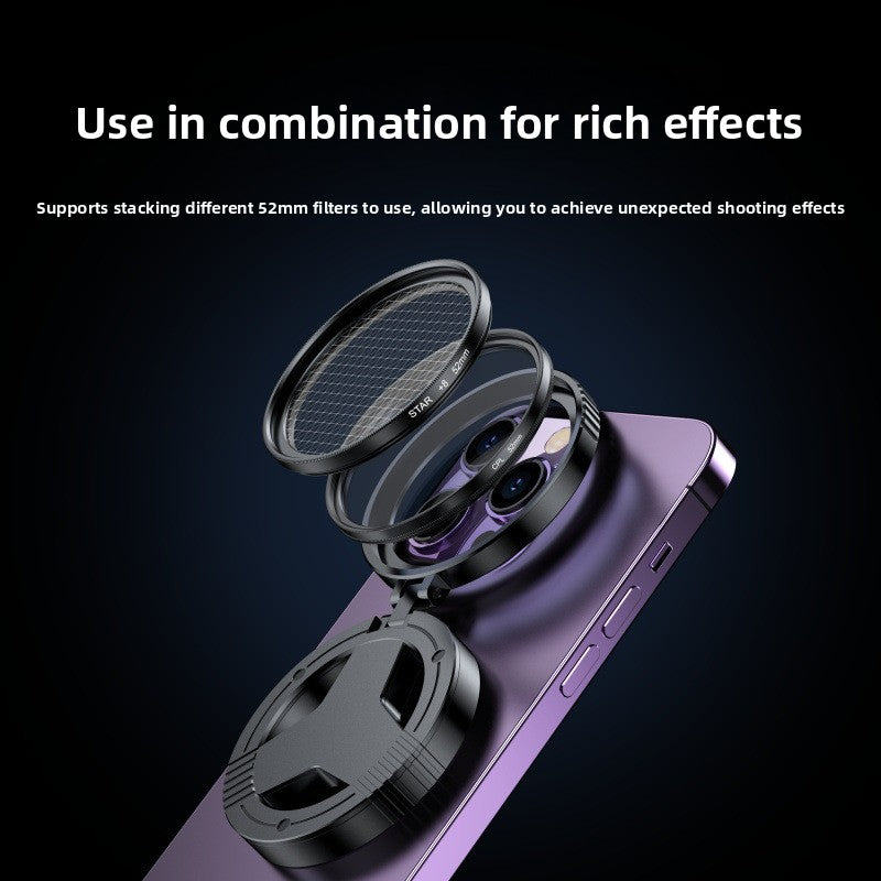 Magnetic polarizing filter lens