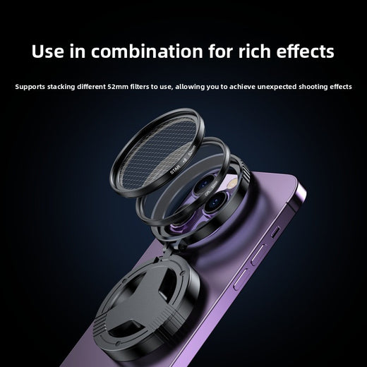 Magnetic polarizing filter lens