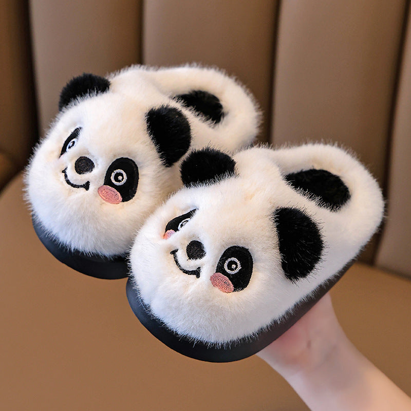 Cartoon Plush Cotton Slippers