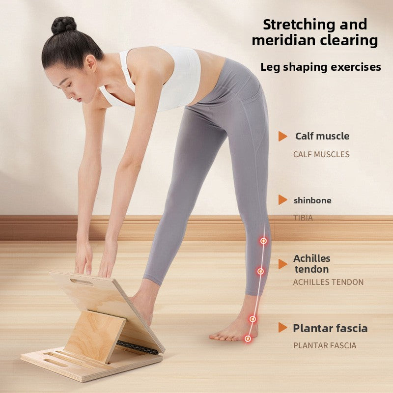 Solid Wood Adjustable Stretching Inclined Board