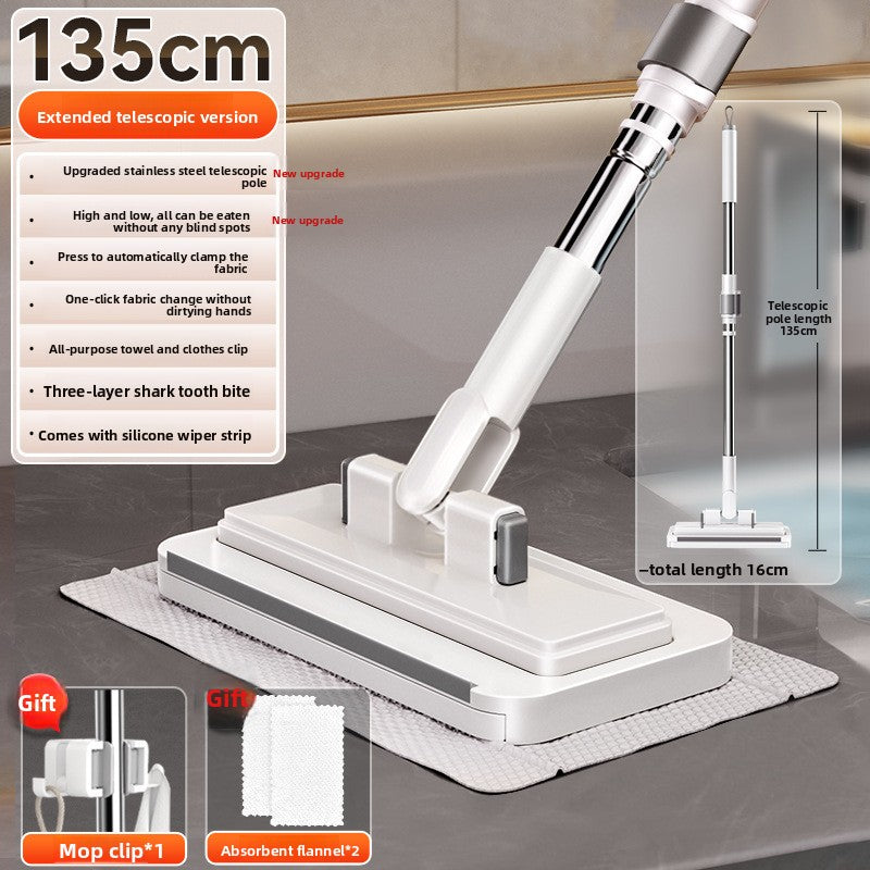 Automatic flat plate lazy mop