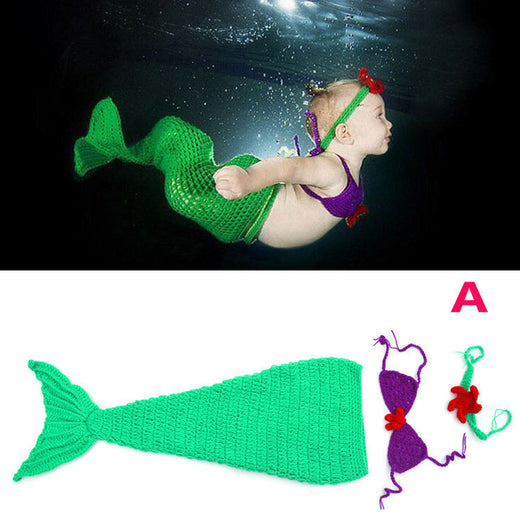 Mermaid children's photography costume