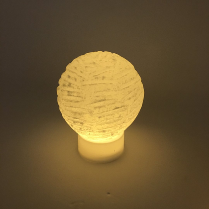 Selenite Lamp by CuartoAstral