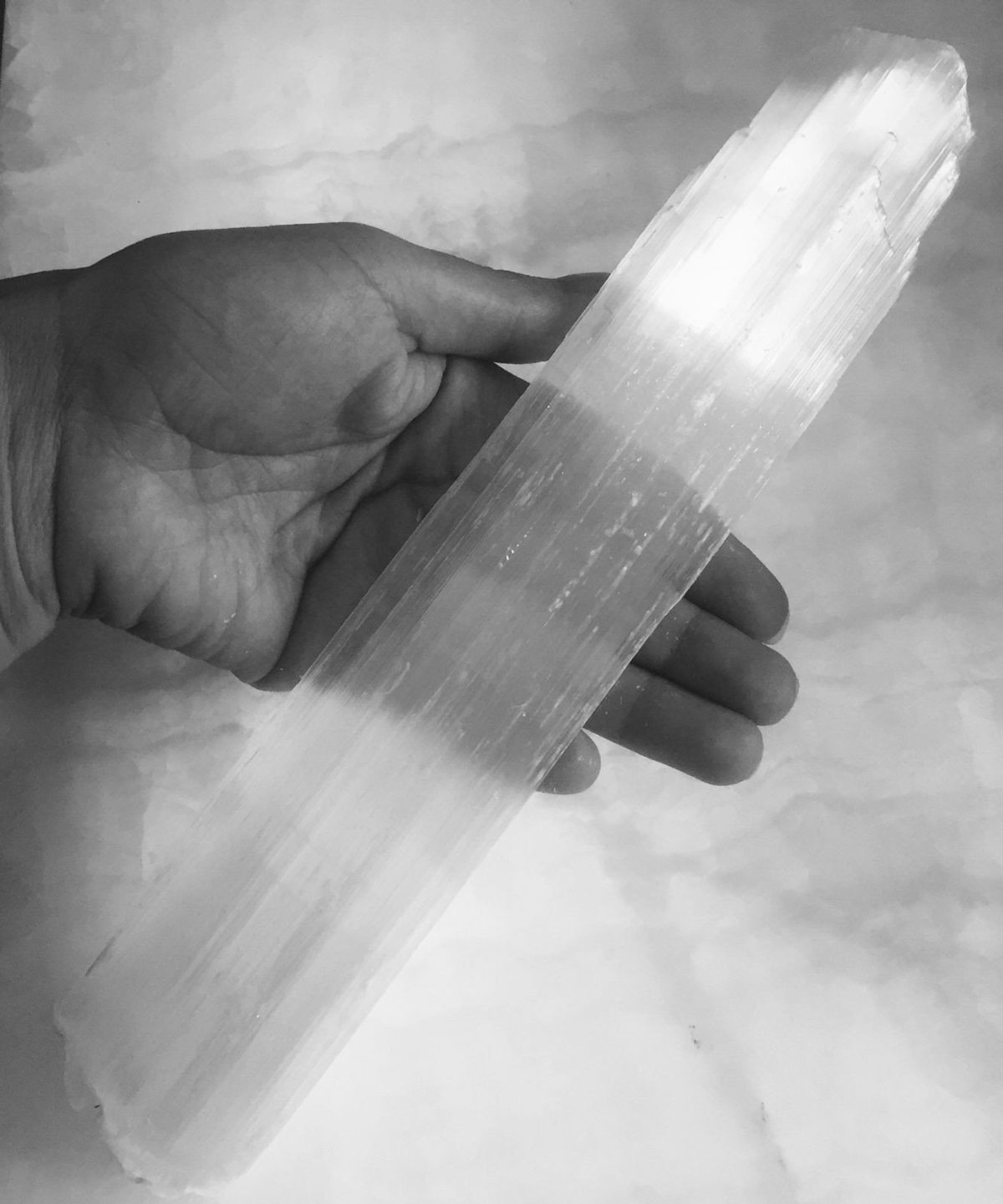 Selenite Stick by CuartoAstral