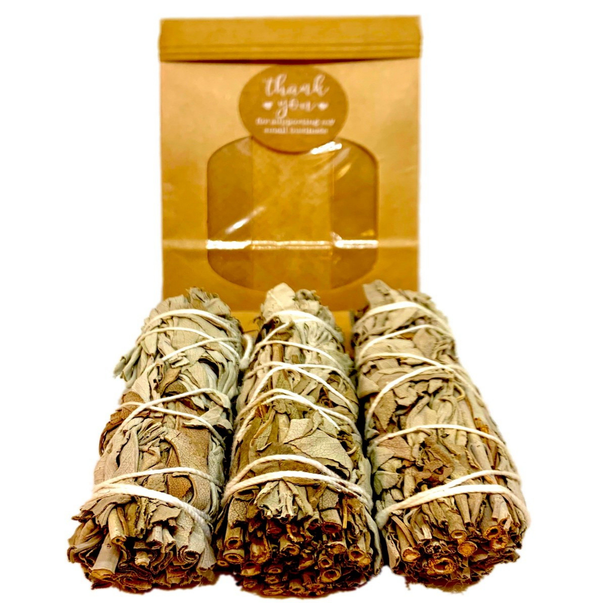 White Sage Smudge Pack of 3 by CuartoAstral