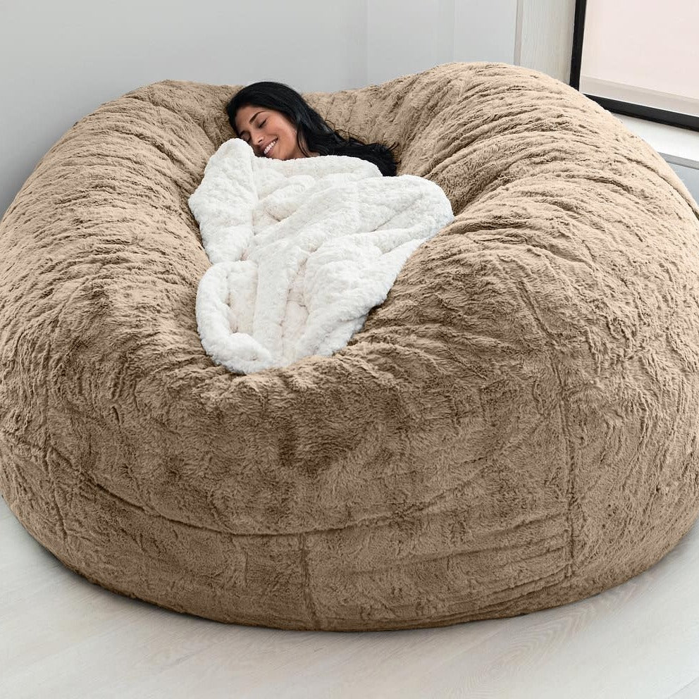 Crystal Velvet Bean Bag Sofa Cover