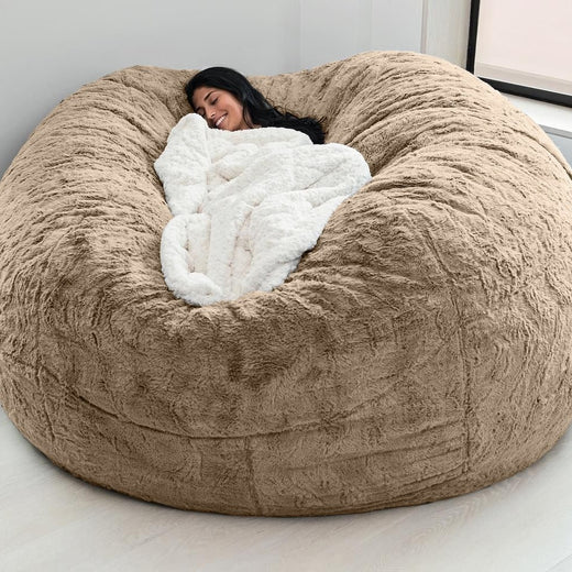 Crystal Velvet Bean Bag Sofa Cover
