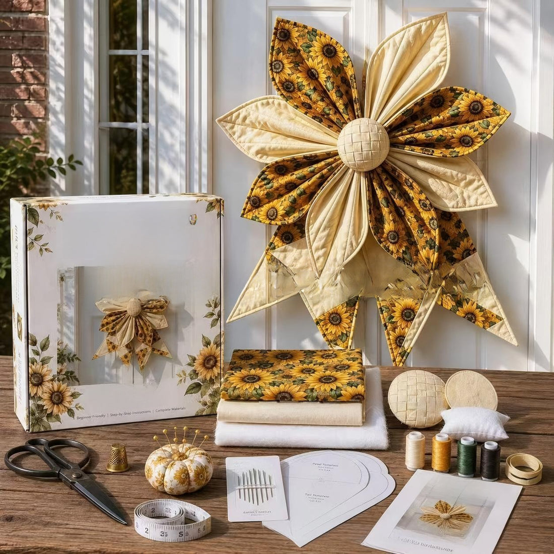 Large Patchwork Bow Sewing Kit