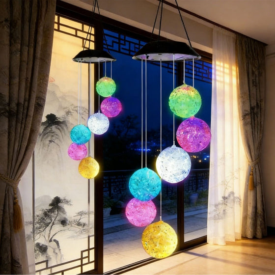 Solar Powered Wind Chime Garden Lights Outdoor & Pond Lighting product image 1