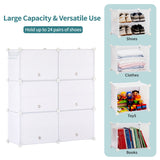 Shoe storage cabinet assembly panels shown separately