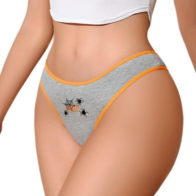 Halloween pumpkin thong