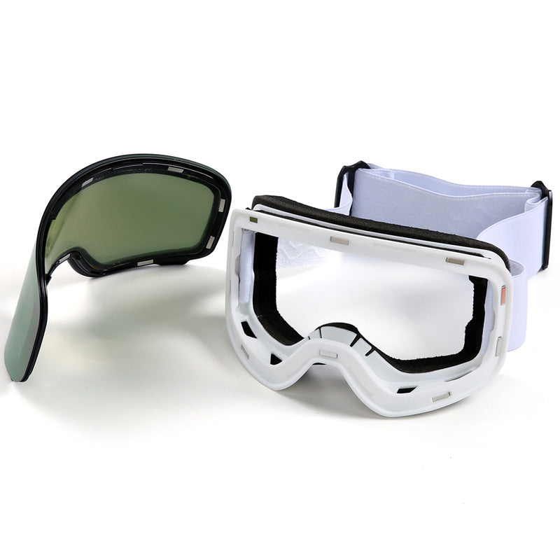 Magnetic Anti-Fog Ski Goggles