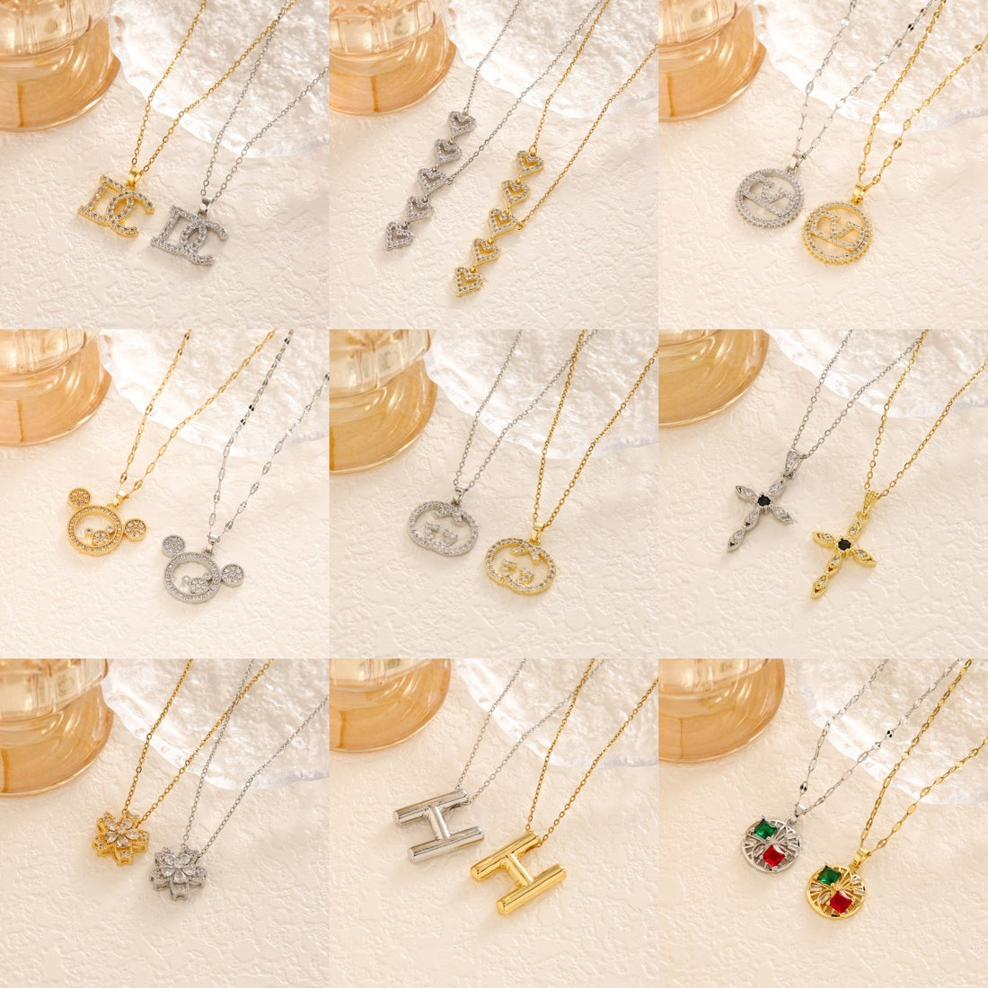 Dress-Up Necklace in Gold, Silver and Rose Gold Designs, image 1 of 45
