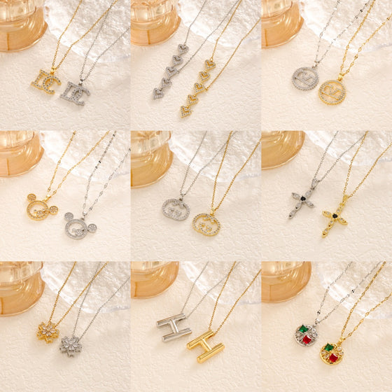 Dress-Up Necklace in Gold, Silver and Rose Gold Designs, image 1 of 45