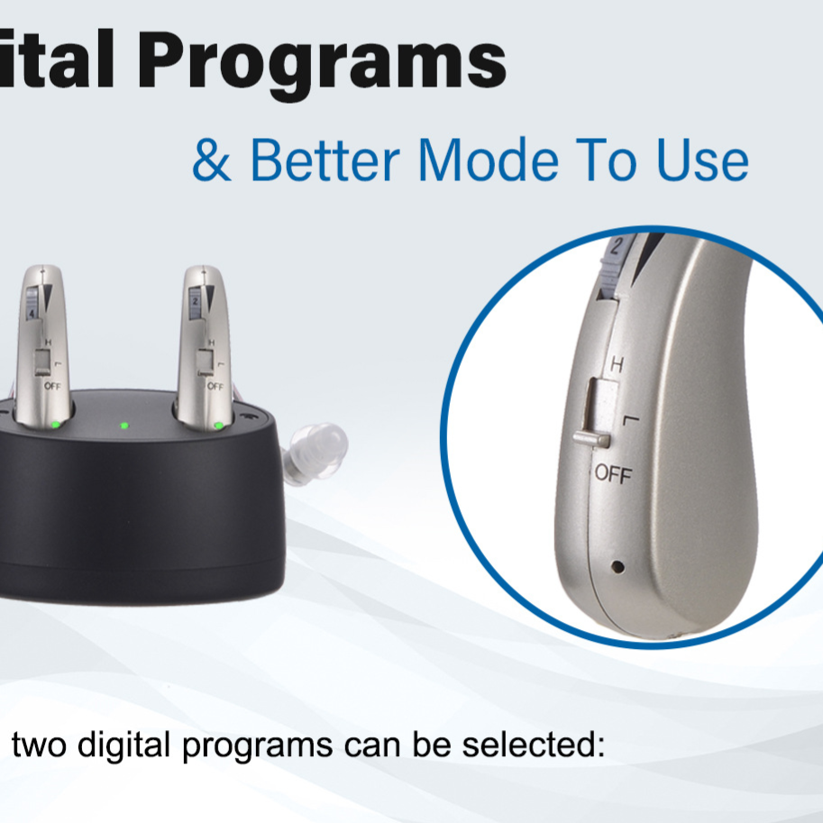 Wireless hearing aid with magnetic attachment
