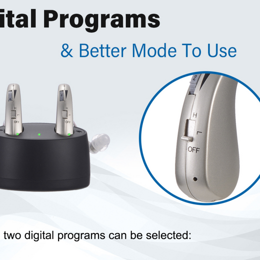 Wireless hearing aid with magnetic attachment