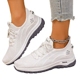 Women's Shoes for Spring and Autumn, Large Size, Comfortable Soft-Soled Running Shoes