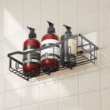 5 Pack Adhesive Shower Caddy Bathroom Storage Shelves