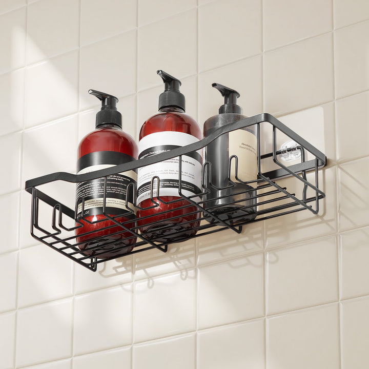 5 Pack Adhesive Shower Caddy Bathroom Storage Shelves
