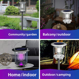 Solar Powered Outdoor Mosquito Killer Lamp