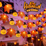 Maple Leaf Pumpkin LED Decorative Light String