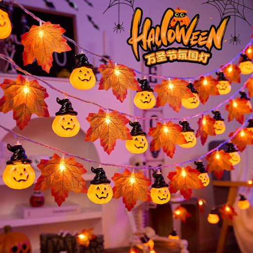 Maple Leaf Pumpkin LED Decorative Light String