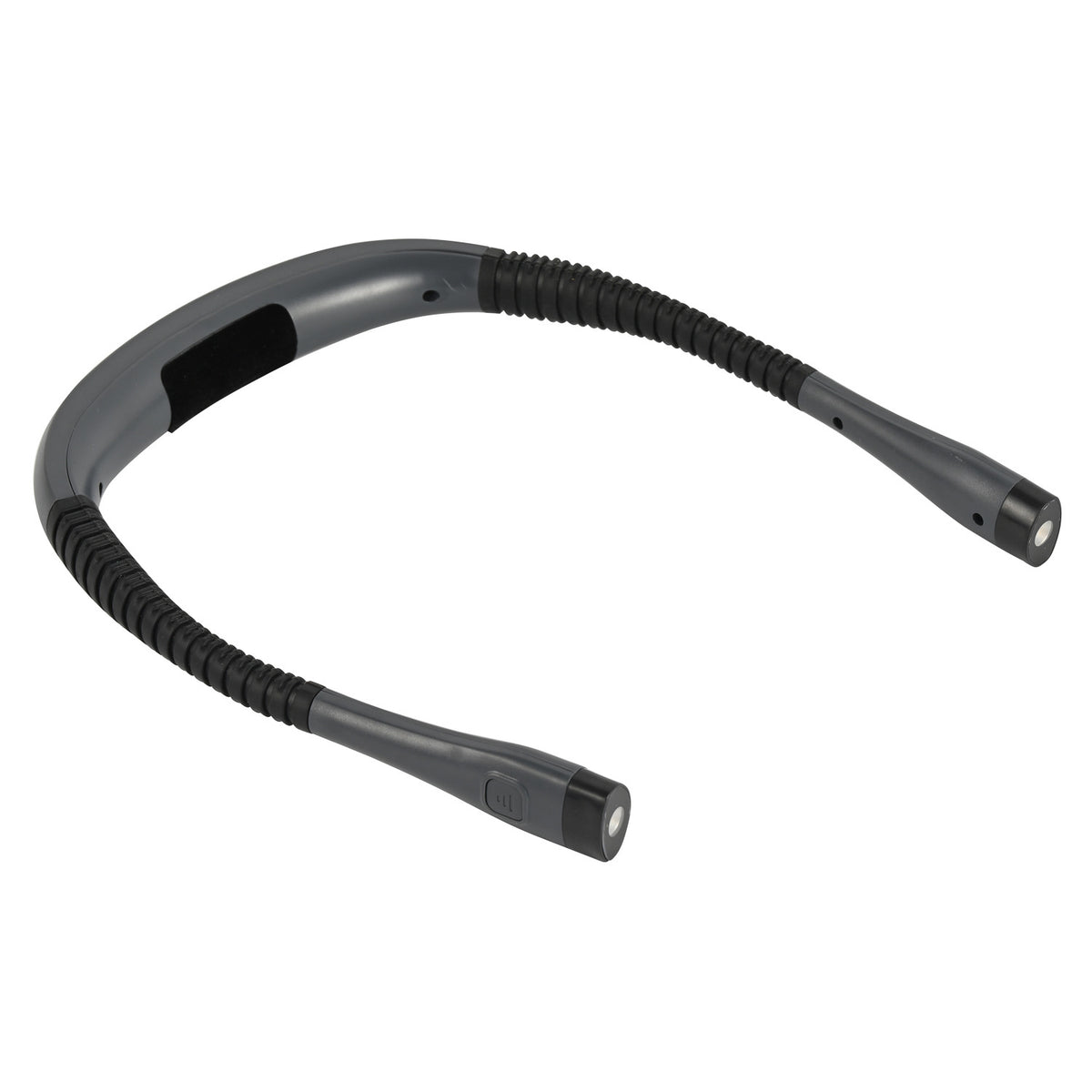 Neck-worn lamp with flexible gooseneck for eye-friendly reading
