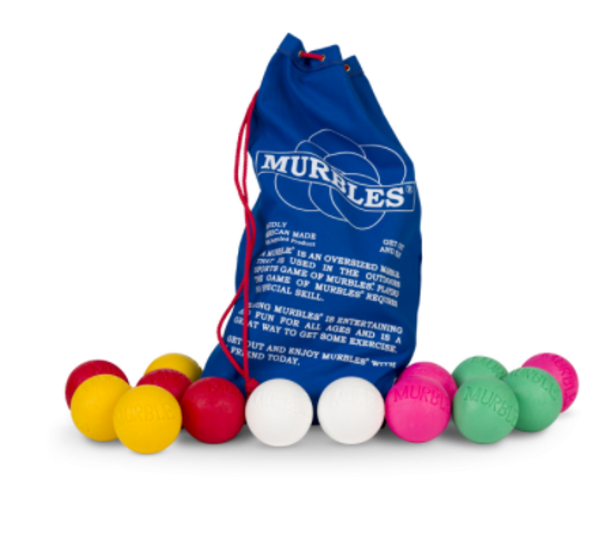 Murbles 14-Ball Tournament Lawn Game – 4 Player Set