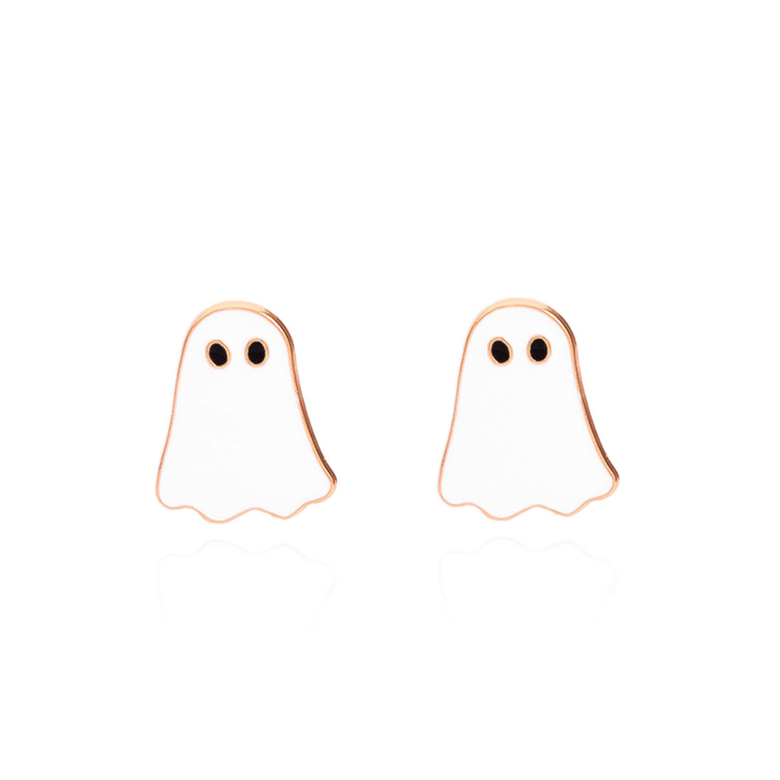 Halloween Ghost Necklace Earrings
